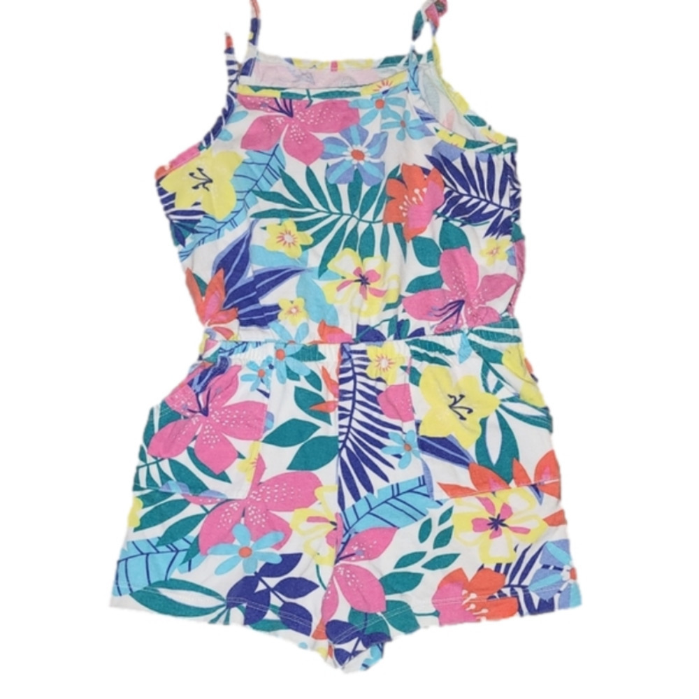 Wonder NATION Floral Pattern Romper
